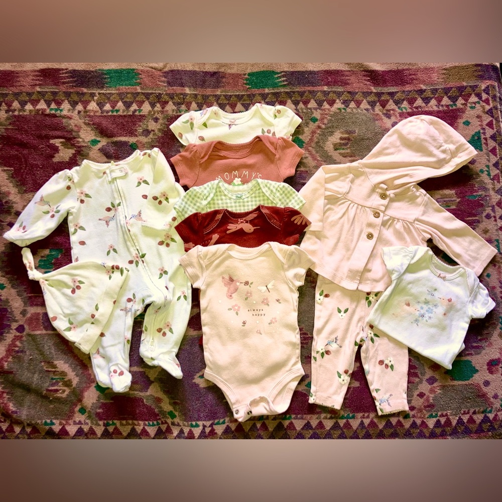 10 piece Carter’s Mix & Match Bundle / 3 sets together